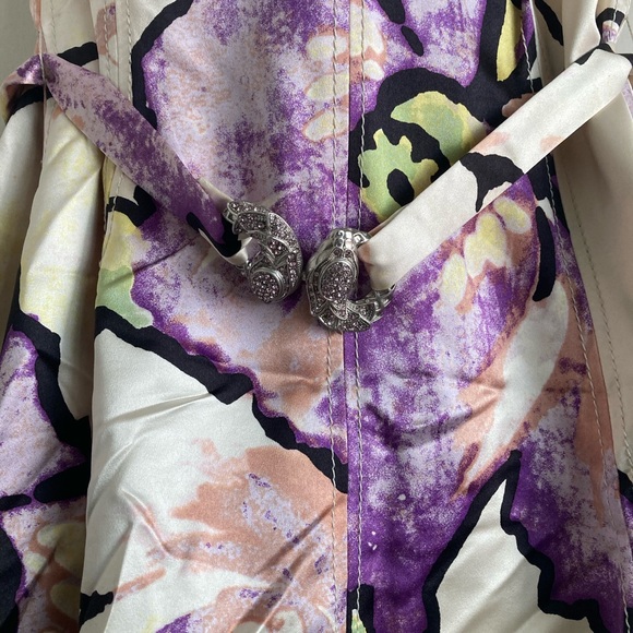 ROBERTO CAVALLI A-line White Flower Pattern Dress - Picture 4 of 7